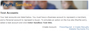 PayPal Sandbox